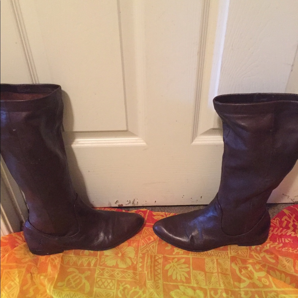 Frye brown women Slouch boots